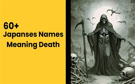 japanese names that means death|unique japanese names meaning death.